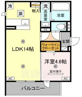 LaMaison大池町【1階】の間取り