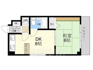 ヴィヴァンデ上甲子園【4階】の間取り