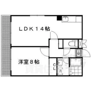 acuerdo仁王門(旧TAISEI仁王門)【3階】の間取り
