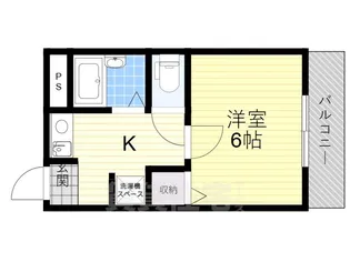 リベラルコート【2階】の間取り