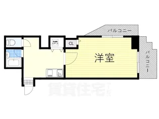 シャトラン新神戸【2階】の間取り