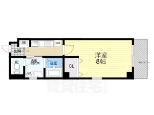 CORVOBIANCO甲東園【3階】の間取り