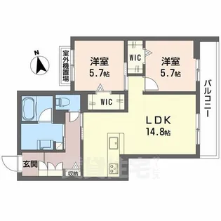 ソラマ【3階】の間取り