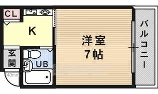 ラ・コート藤井寺【2階】の間取り