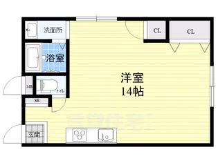 グラート【3階】の間取り