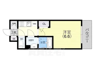 エスリード神戸大倉山ヒルズ【511号室】の間取り