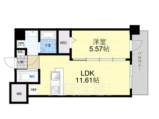 プレジオさくら夙川【2階】の間取り