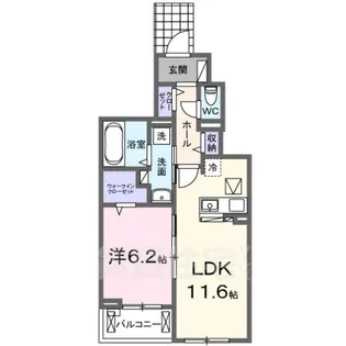パストラーレ3【1階】の間取り