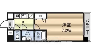 UURコート名古屋名駅【11階】の間取り