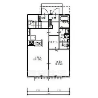 クレアモントハイツ【1階】の間取り