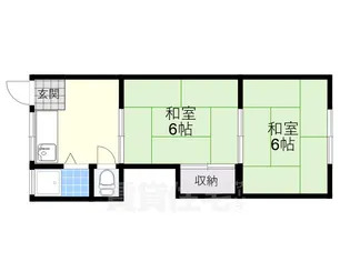 大阪府堺市北区北長尾町3丁【アパート】の間取り