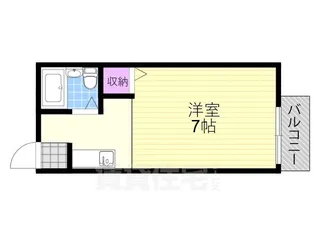 ビーライン塚本【205号室】の間取り