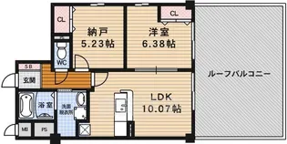 コンフォレスト三条【4階】の間取り