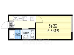 フォルトゥーナ壬生森町【2階】の間取り