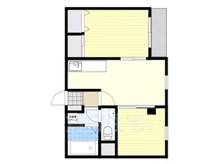 ハイツ杉【2階】の間取り