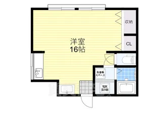マンションヒライ【208号室】の間取り