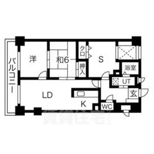 宝マンション大須【4階】の間取り