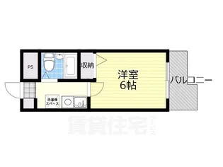 シティパレス富雄北【3階】の間取り