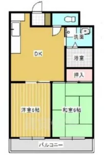 ローベルジーヌ野洲【4階】の間取り