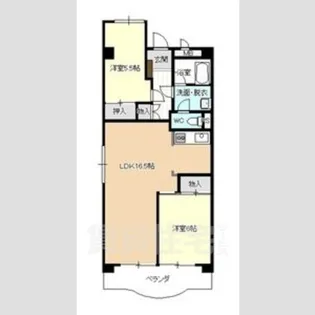 政喜ハイツ【3階】の間取り