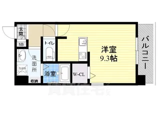 Le CINQ 尼崎東【3階】の間取り