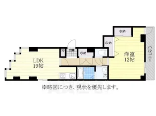 愛知県名古屋市瑞穂区川澄町1丁目【マンション】の間取り