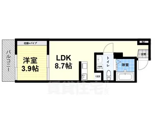 ルミナス尼崎【3階】の間取り