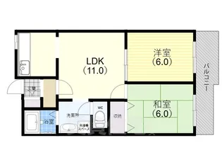 マインドパレス須磨浦【2階】の間取り