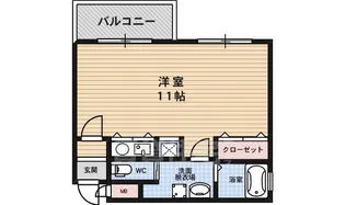 スクエアコートG【1階】の間取り