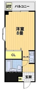 1Rの間取り画像