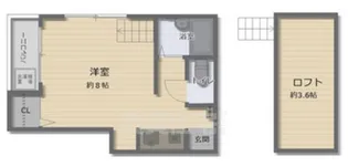 プランドール天神【1階】の間取り