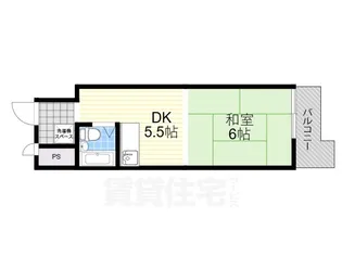 ウイング21【201B号室】の間取り