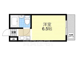 メゾン中之町【4階】の間取り