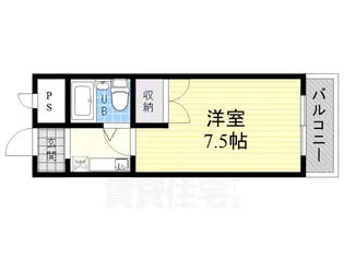 エクセレント羽衣【1階】の間取り