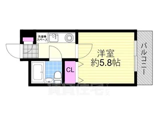 グランディール三津屋【2階】の間取り