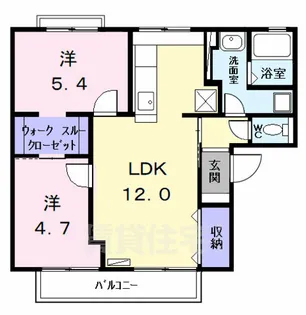 ハイツプードル【2階】の間取り