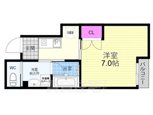 「サンモールコート九条」【2階】の間取り