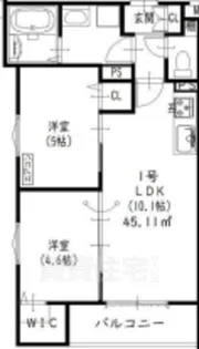 ラモーナ東山町1【3階】の間取り
