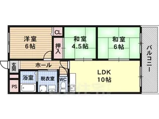 メゾンアルカディア【2階】の間取り