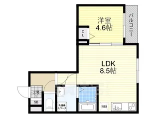 メゾンみけ【2階】の間取り
