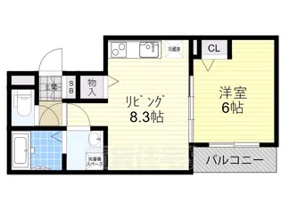 メゾンみけ【2階】の間取り
