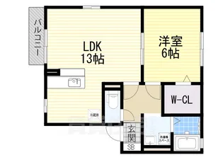 大阪府堺市西区鳳南町2丁【アパート】の間取り