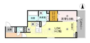 滋賀県大津市杉浦町【アパート】の間取り