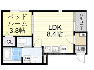 ノザトエトワール【3階】の間取り