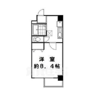 CITY SPIRE烏丸御池【4階】の間取り