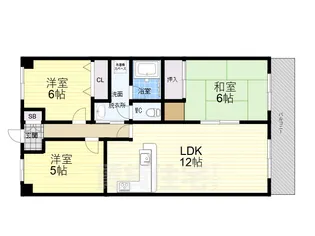 西宮六軒町アーバンリズ【2階】の間取り