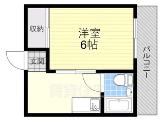 エースハイツ【202号室】の間取り