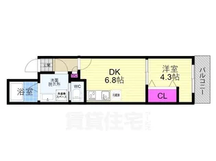 ARCA山科【2階】の間取り