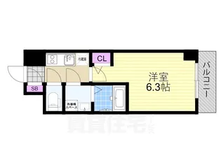 大阪府大阪市淀川区加島3丁目【マンション】の間取り