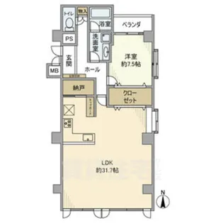 ハイツサンライズ【6階】の間取り